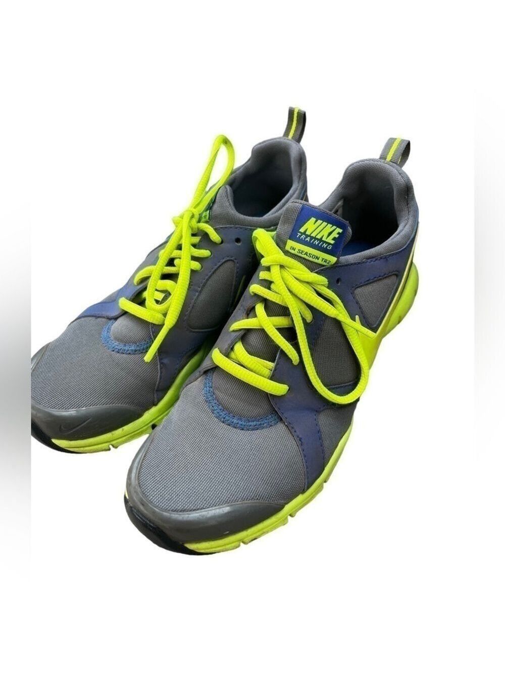 Nike In Season TR 2 Women's Training Shoes Grey Volt - Picture 2 of 10
